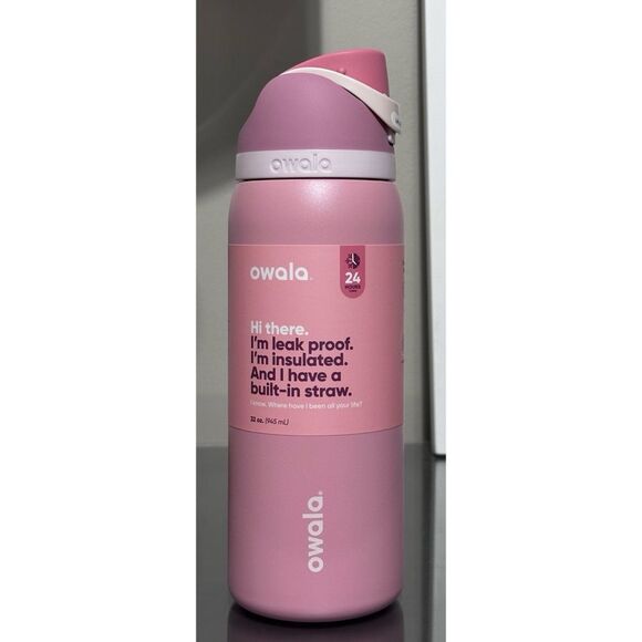 owala Other - NWT Owala 32oz FreeSip Stainless Steel Water Bottle,ROSY DREAMS EXCLUSIVE COLOR